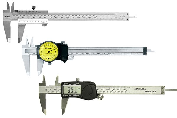 types of calipers for measuring